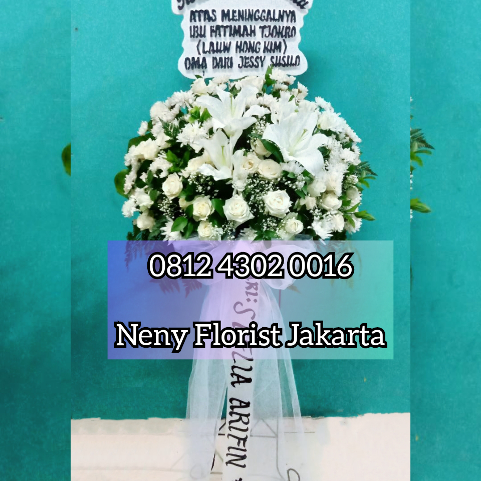 Bunga papan Standing ucapan